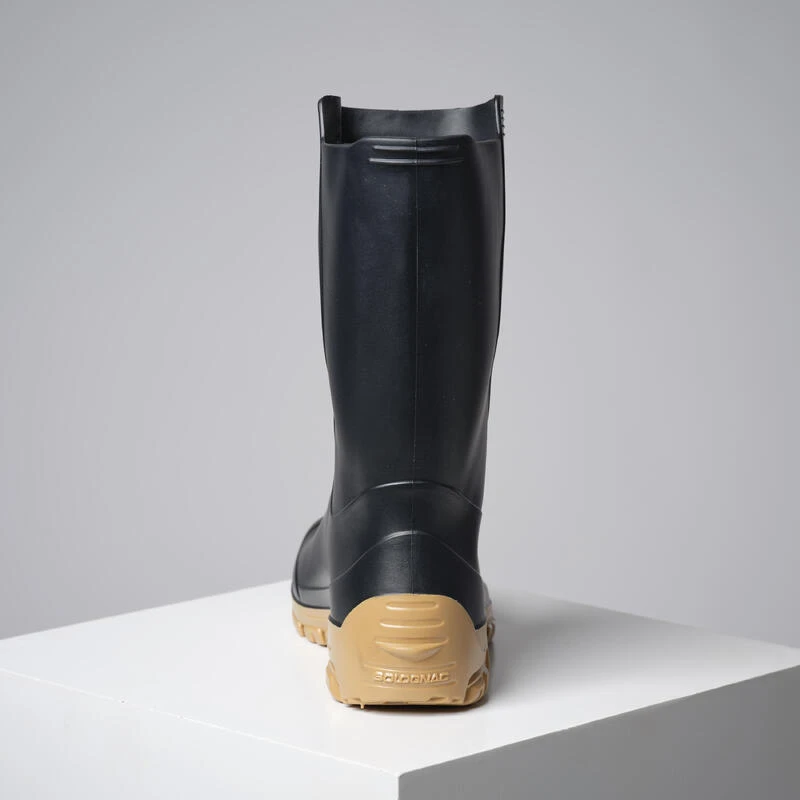 BOTTILLONS NOIRS LEGER PVC 100 FEMME – Image 4