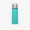 Quechua Bouteille Isotherme Inox 0,4L Avec Gobelet Pour La Randonnée - Turquoise