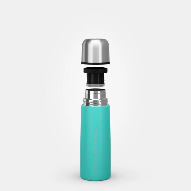 Quechua Bouteille Isotherme Inox 0,4L Avec Gobelet Pour La RandonnĂ©e - Turquoise â Image 8