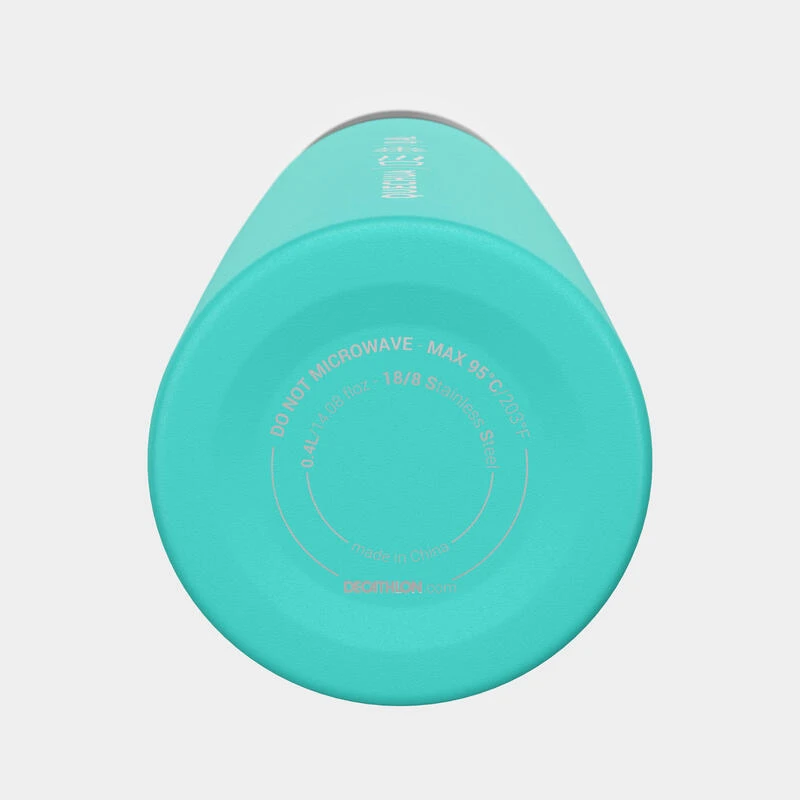 Quechua Bouteille Isotherme Inox 0,4L Avec Gobelet Pour La RandonnĂ©e - Turquoise â Image 9