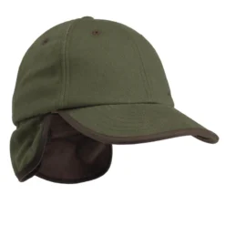 CASQUETTE CHASSE POLAIRE 100 JUNIOR VERTE