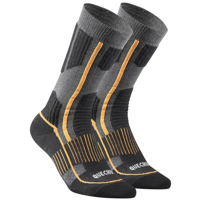 Quechua Chaussettes Chaudes De RandonnĂ©e - SH500 MOUNTAIN MID - X2 Paires â Image 2