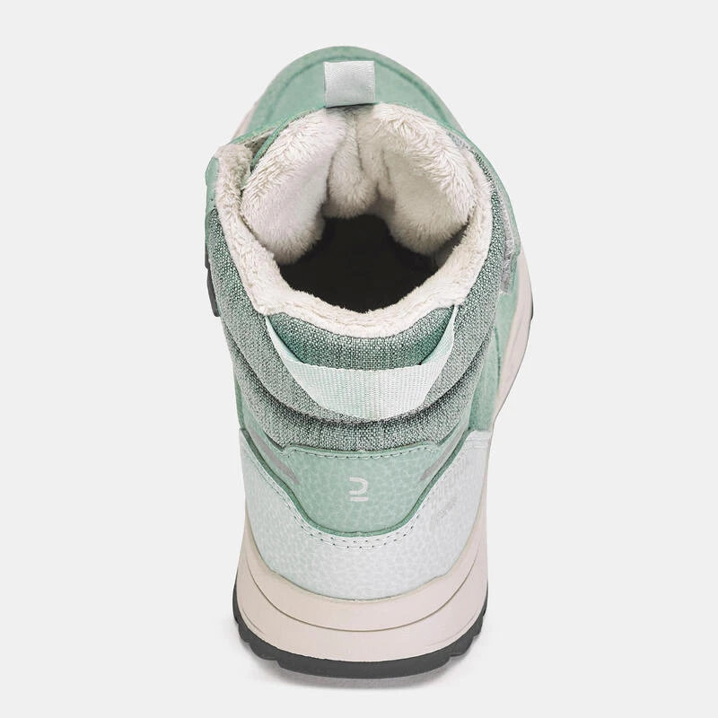 Quechua Chaussures Chaudes Imperméables De Randonnée SH500 Cuir Scratch - Enfant 24-34 – Image 6