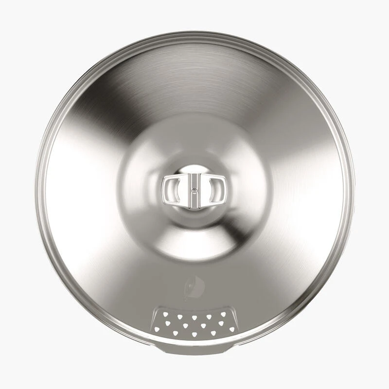 Quechua Faitout Feu De Camp Pour 6 Personnes En Camping - Acier Inoxydable - 5 Litres – Image 3