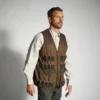 Gilet Chasse Savane Maxi Tubes Vert