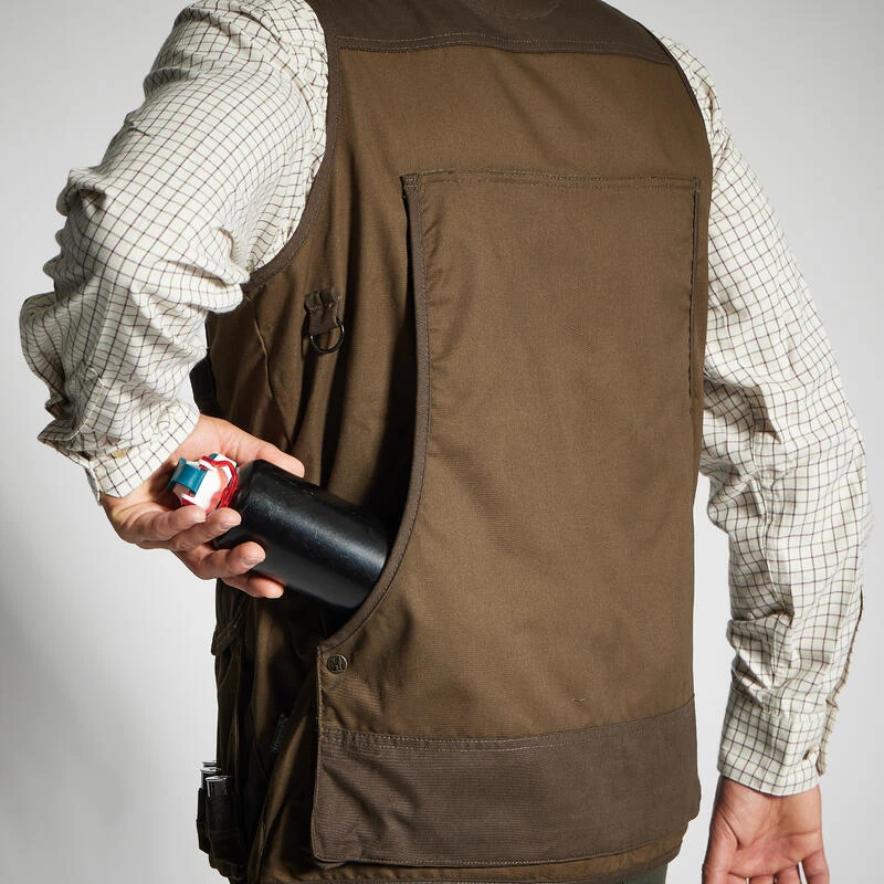 Gilet Chasse Savane Maxi Tubes Vert – Image 7