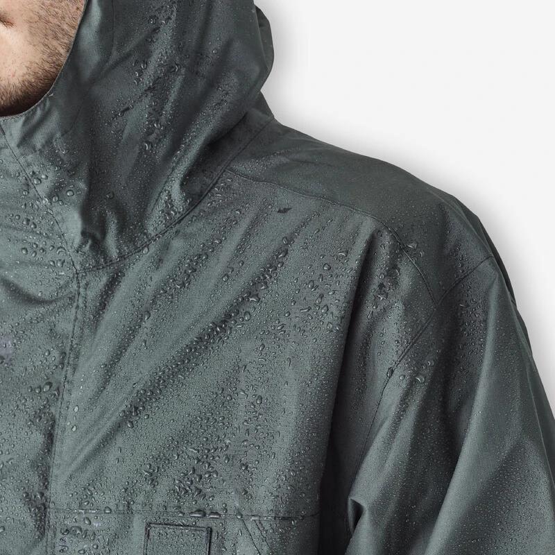 Manteau Long Chasse Imperméable 500 Vert – Image 4