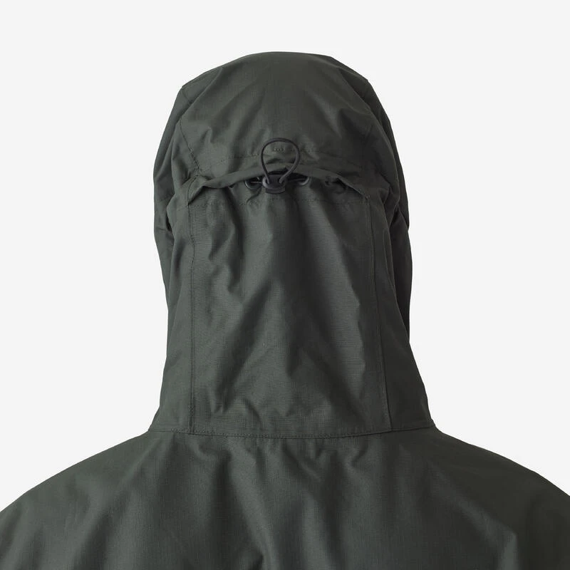 Manteau Long Chasse Imperméable 500 Vert – Image 9