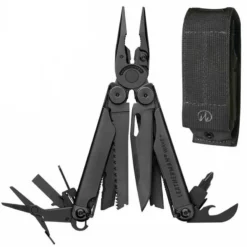 Pince Multifonctions Randonnée Camping 18 Outils En 1 Wave+ Noir LEATHERMAN