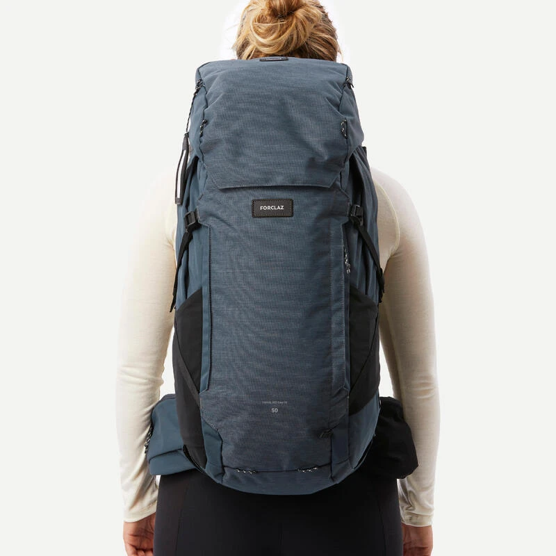 Sac Ă Dos De Voyage Et Trekking Ouverture Valise 50 + 6 L Femme - Travel 900