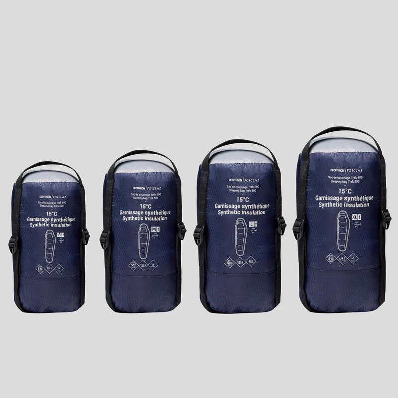 Sac De Couchage De Trekking - MT500 15°C - Polyester – Image 8