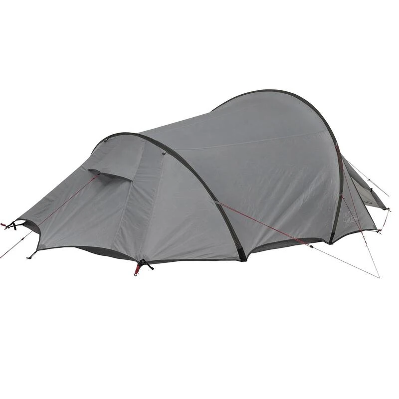 Tente De Trekking Quickhiker Ultralight 3 Personnes Gris Clair – Image 7