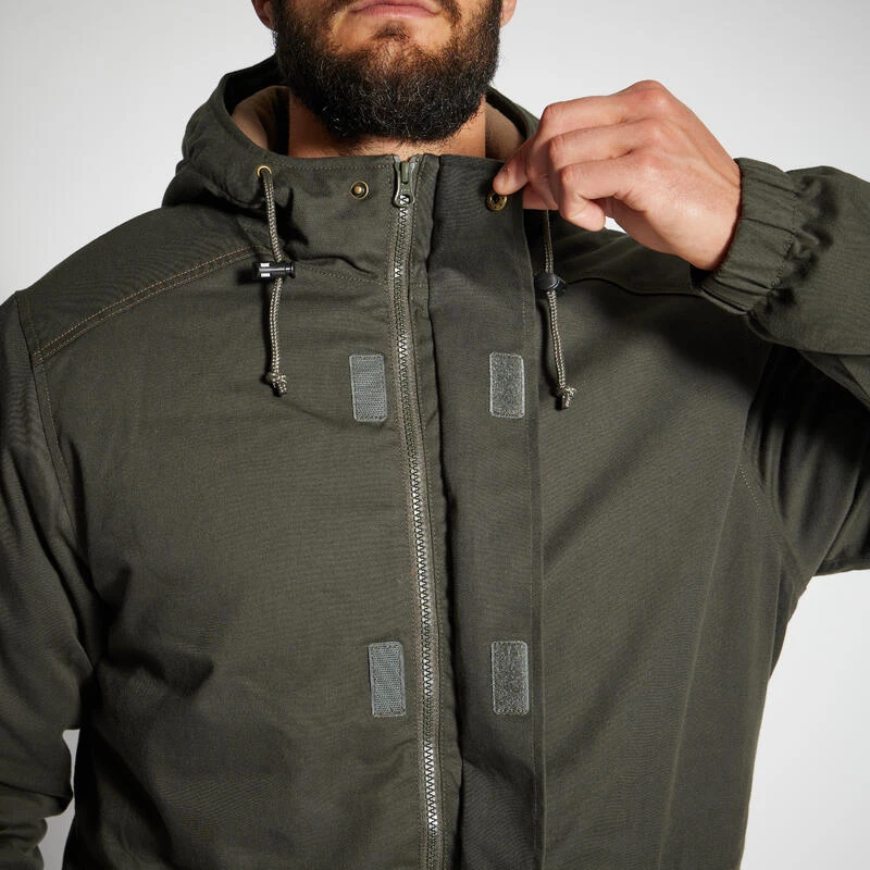 VESTE CHASSE CHAUDE VERTE 100 – Image 6