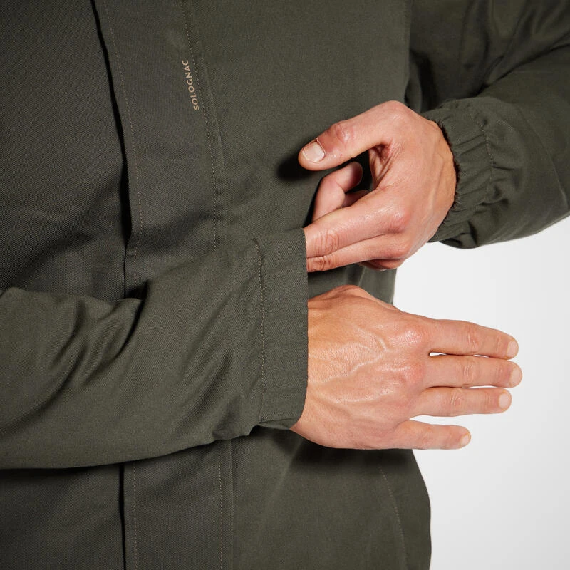 VESTE CHASSE CHAUDE VERTE 100 – Image 10