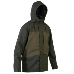 Veste Chasse Résistante Et Imperméable Supertrack Verte 100