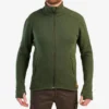 Veste Laine Chasse Chaude Respirante Silencieuse Verte 900