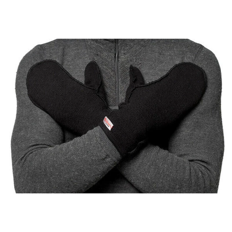 Woolpower Moufles Merino Thin 400 - Gants - Noir – Image 3